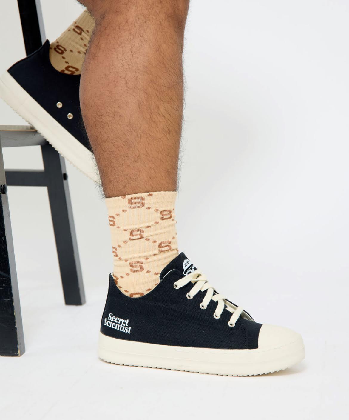 All Over Print Socks - Brown/Tan