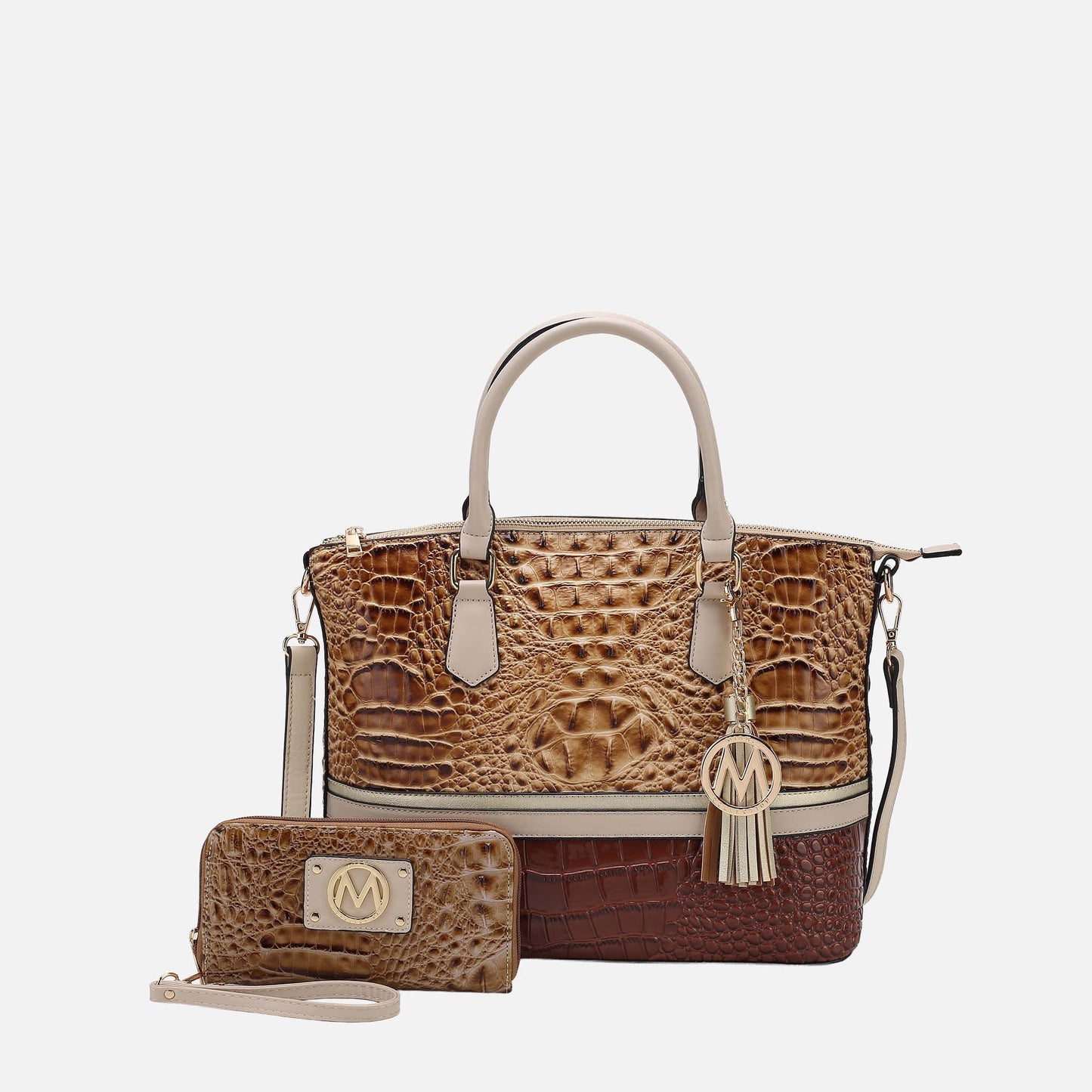 MKF Collection by Mia K. - Autumn Tote Bag and Wallet Set