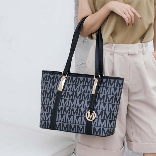 MKF Collection by Mia K. - Marimar Signature Tote Bag and Set