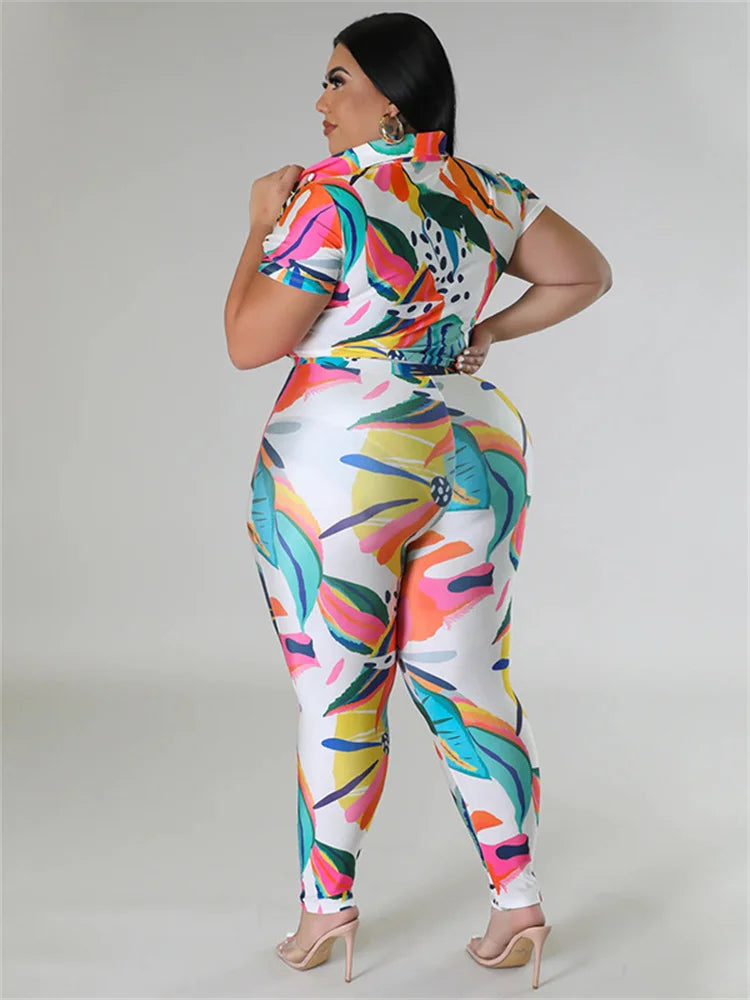 Printed Two Piece Leggings Set