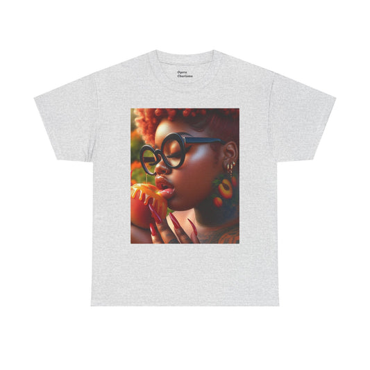 “Georgia Peach” Cotton Graphic Tee