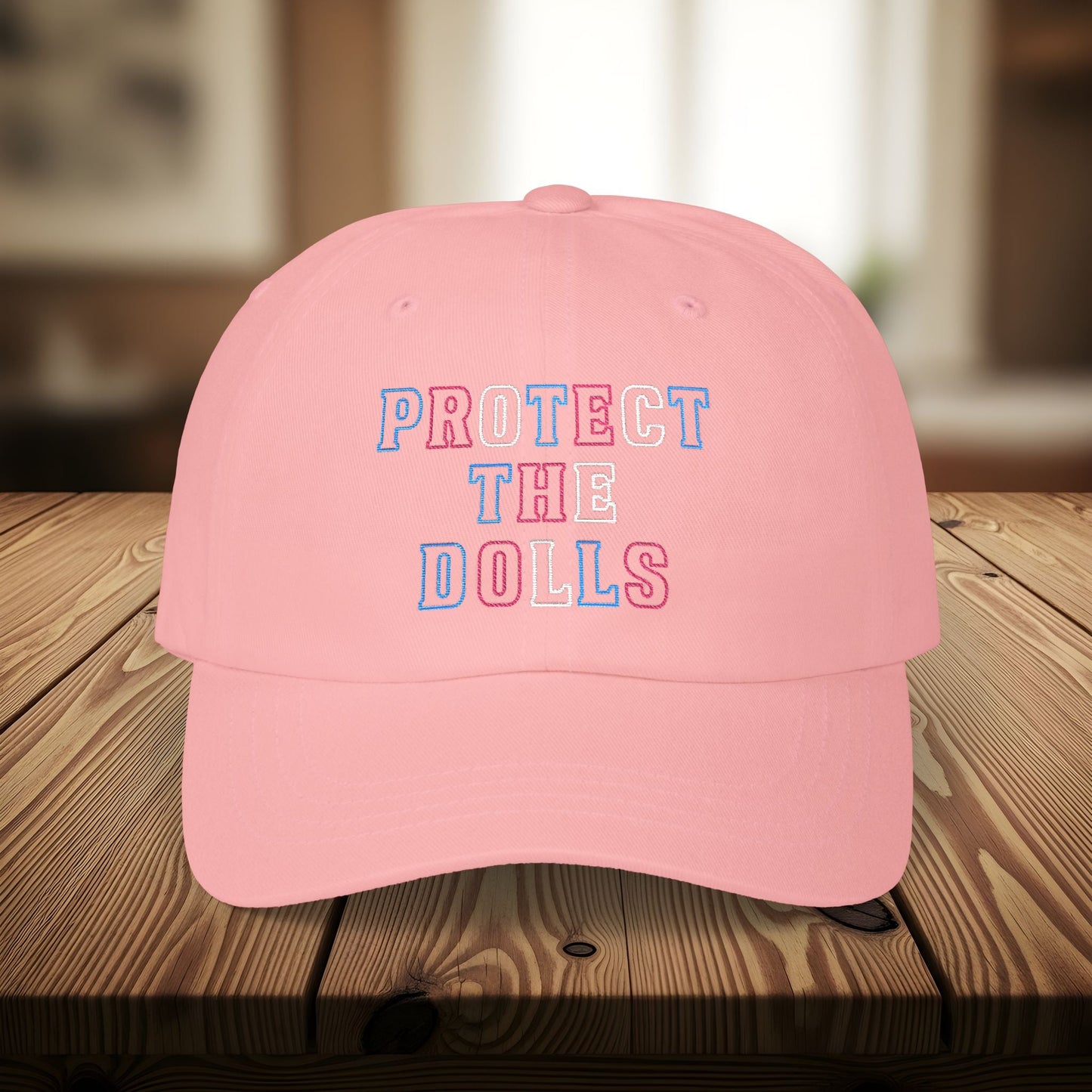 Protect the Dolls LGBTQ+ Pride Trans Support Embroidered Hat | 10 Colors