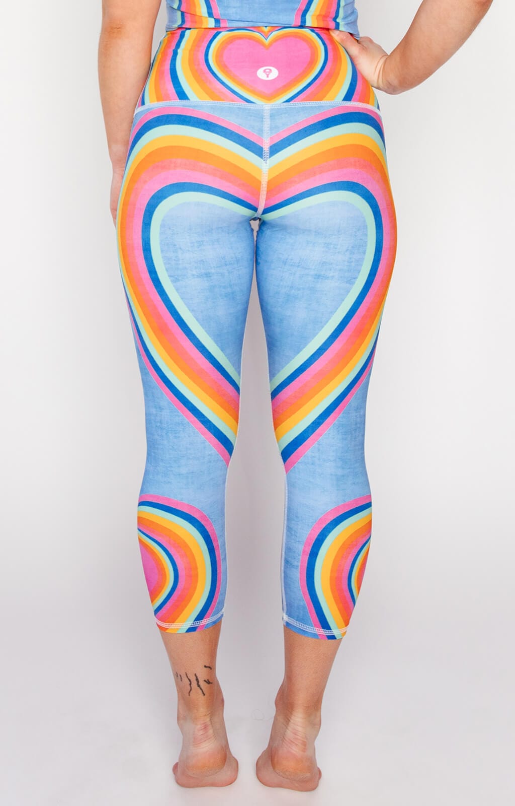Capri Legging - Rainbow Love