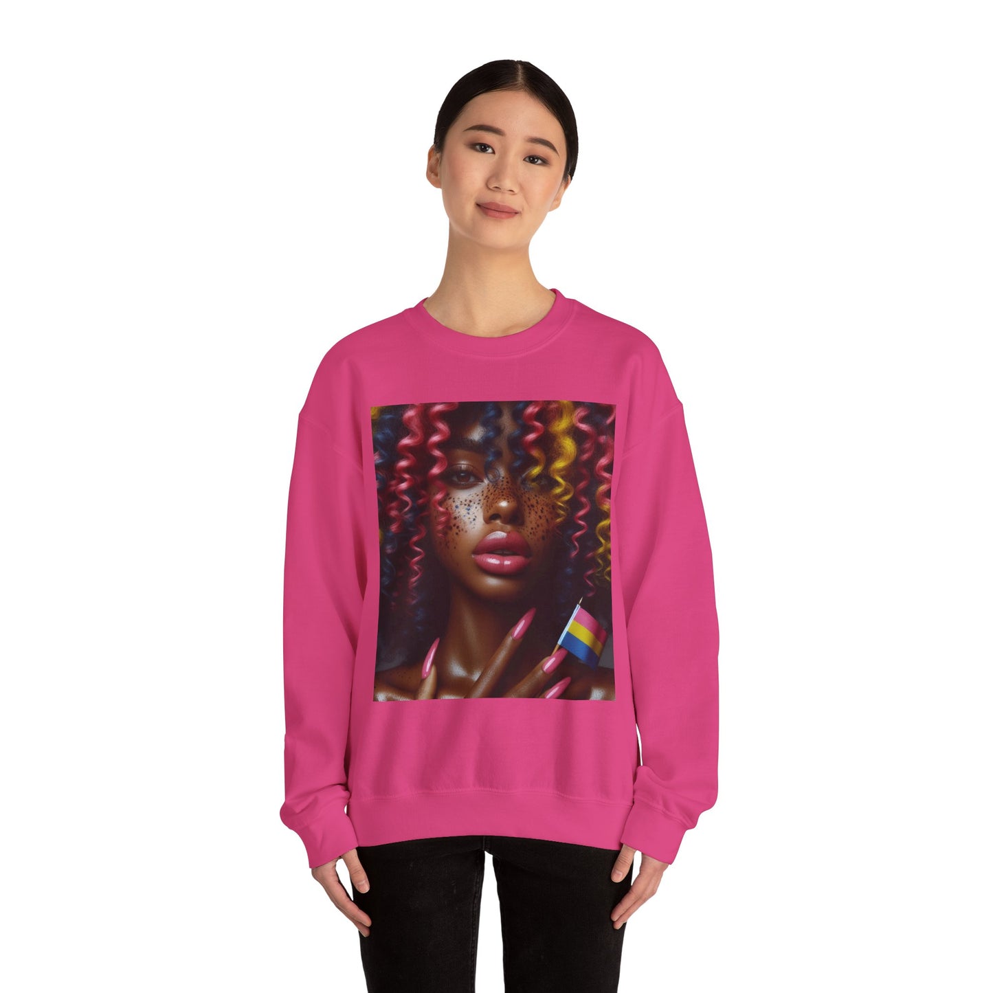 “Pansexual Pride” Heavy Blend™ Crewneck Sweatshirt