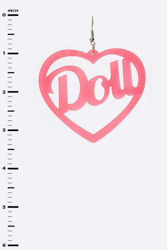 “Doll” Iconic Acrylic Earrings