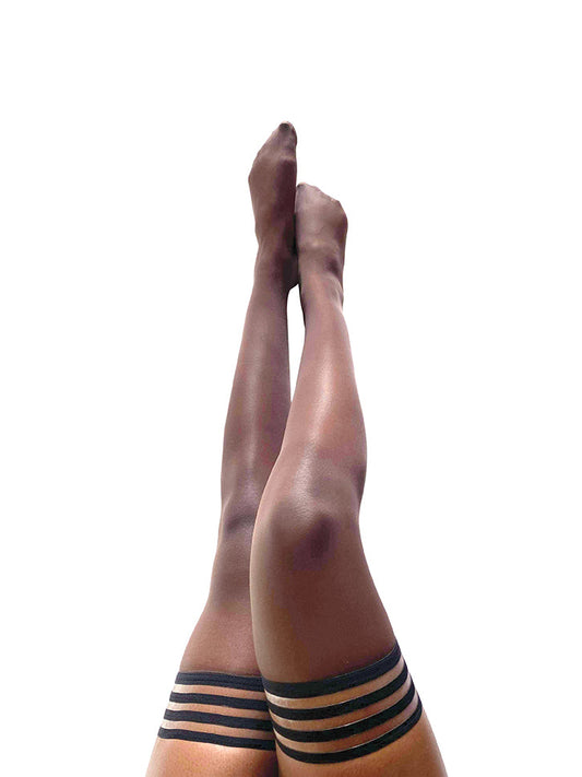 Bridal Chocolate Marissa Thigh Highs