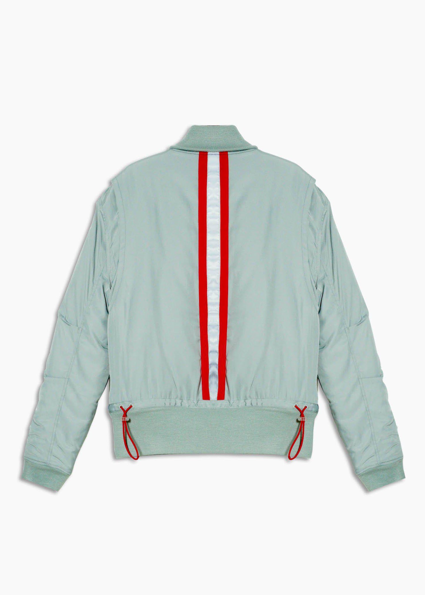 Konus Men's Mock Collar Bomber Jacket in Green