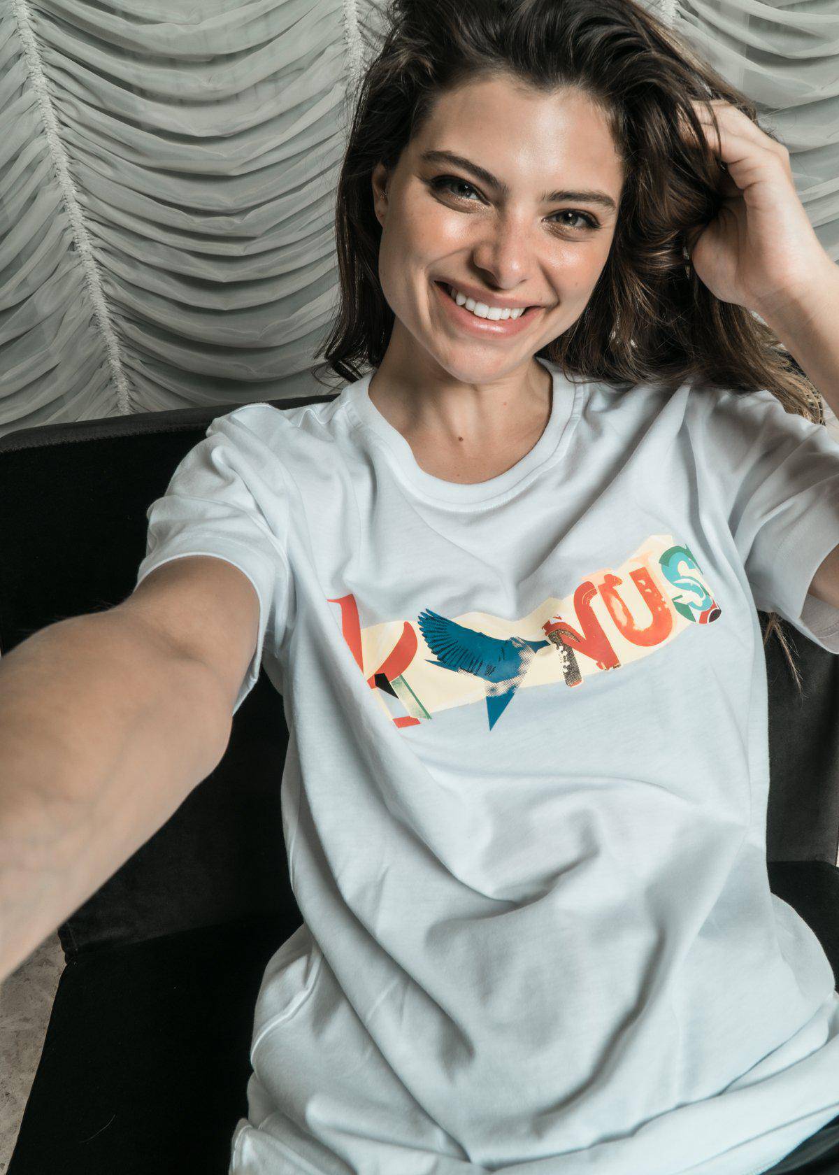 Konus Men's Graphic Tee in White