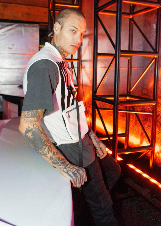 “A Saint” Sweater Utility Vest