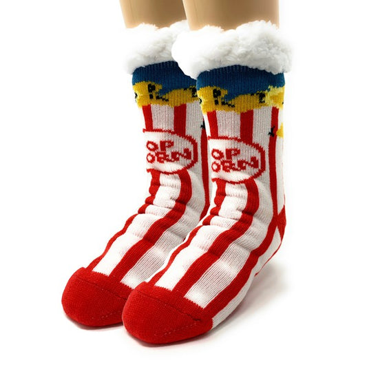 Slipper Socks - Box o' Popcorn