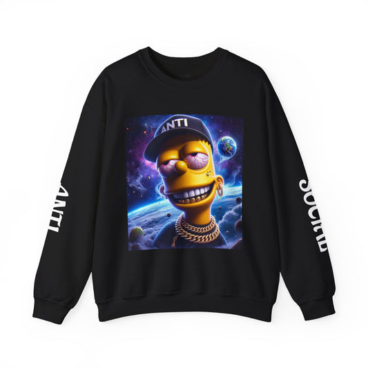 “Anti Social” Heavy Blend™ Crewneck Sweatshirt