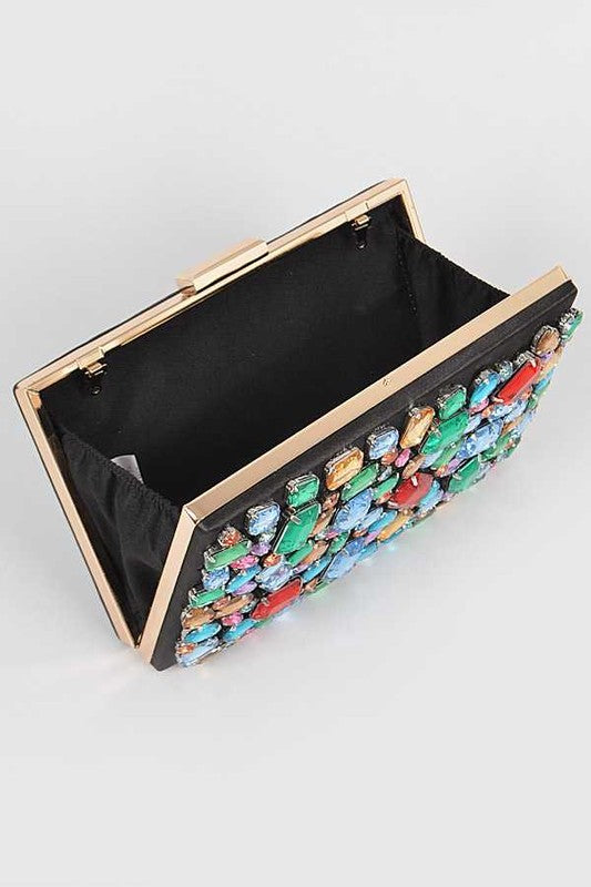 “Bejeweled” Box Clutch