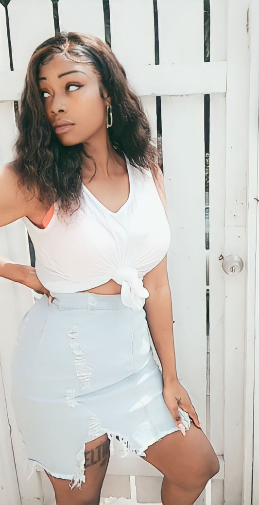 SO FAR GONE | DENIM SKIRT