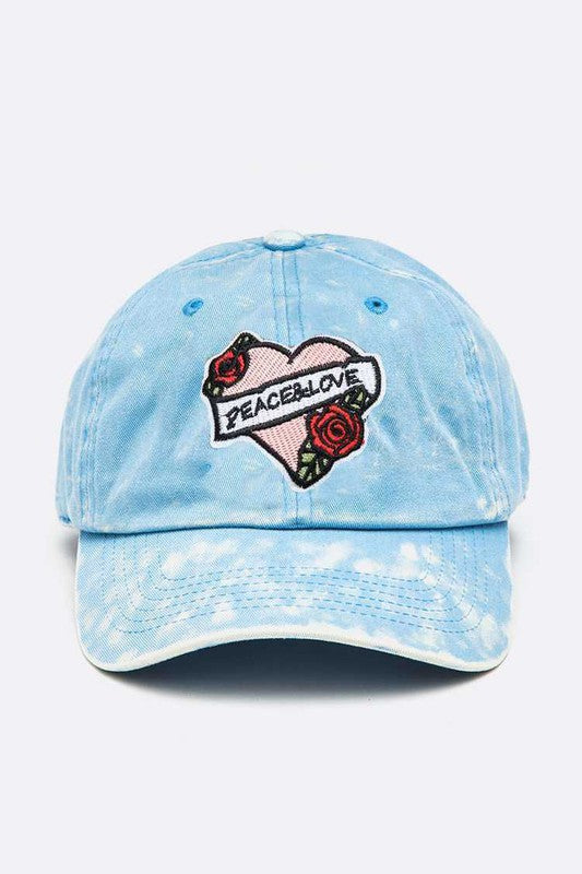 “Peace And Love” Cotton Cap