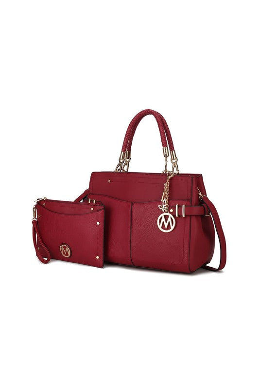 “Tenna” Satchel Bag with Wallet