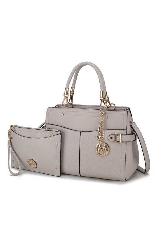 “Tenna” Satchel Bag with Wallet