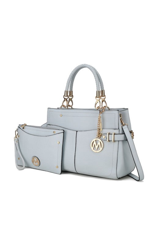 “Tenna” Satchel Bag with Wallet