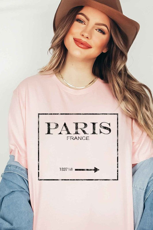 PARIS FRANCE GRAPHIC T-SHIRT