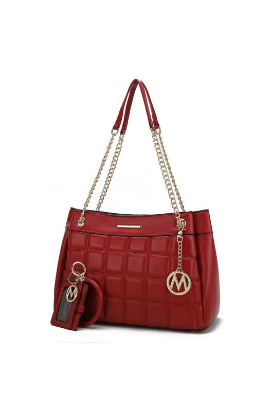 “Mabel” Quilted Shoulder Bag