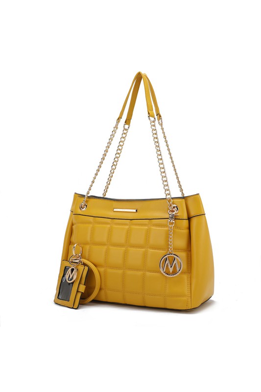 “Mabel” Quilted Shoulder Bag