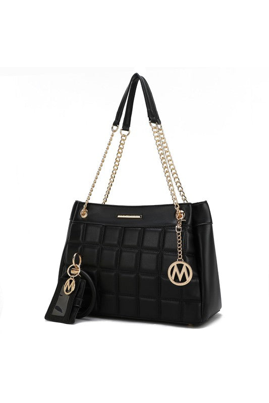“Mabel” Quilted Shoulder Bag