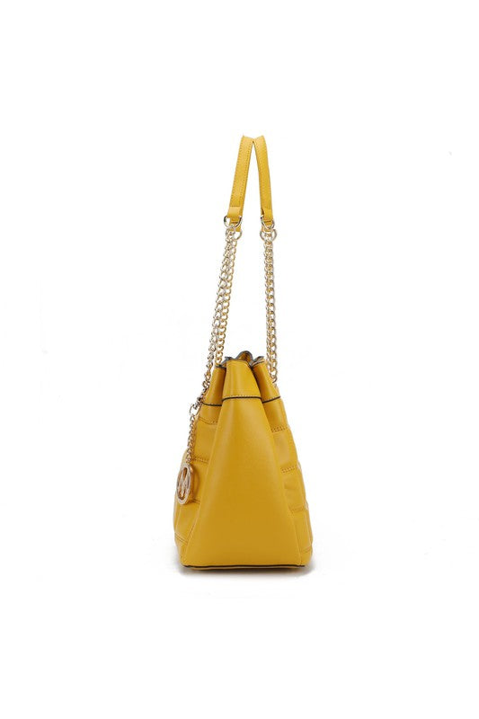“Mabel” Quilted Shoulder Bag