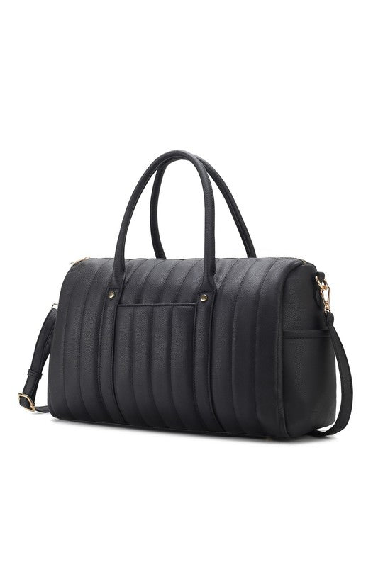 “Luana” Quilted Duffle Bag