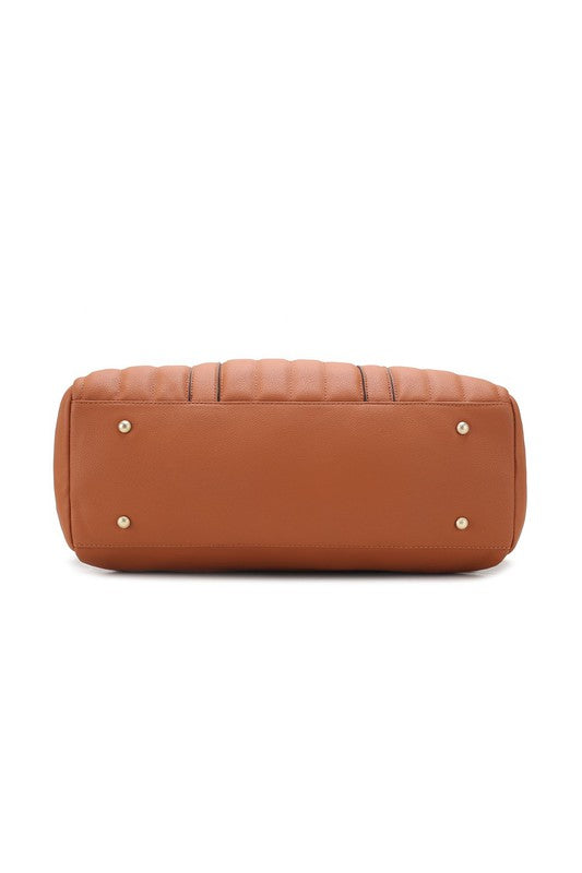 “Luana” Quilted Duffle Bag