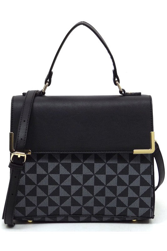 “Sophia” Top Handle Satchel