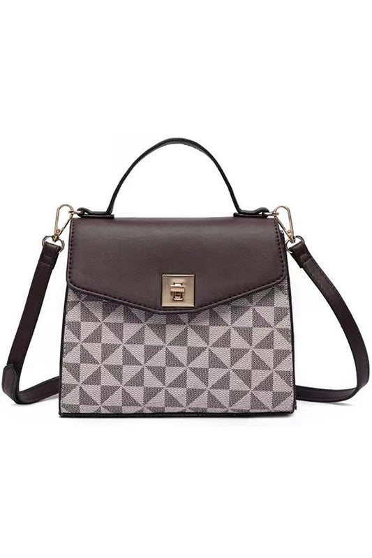 “Penelope” Flap Satchel