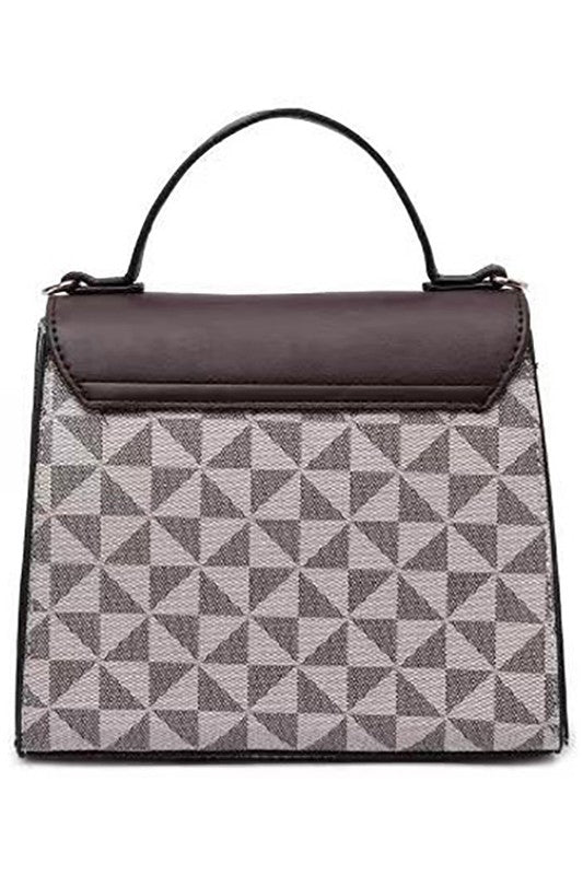 “Penelope” Flap Satchel