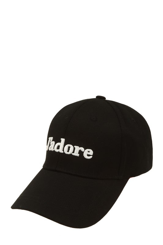 “J’adore” Cotton Cap