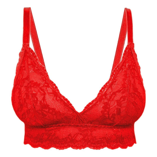 Rose Red Lacey Everyday Wireless Bra