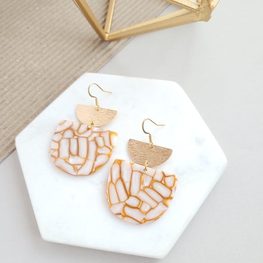 Harper Earrings - Pumpkin Spice
