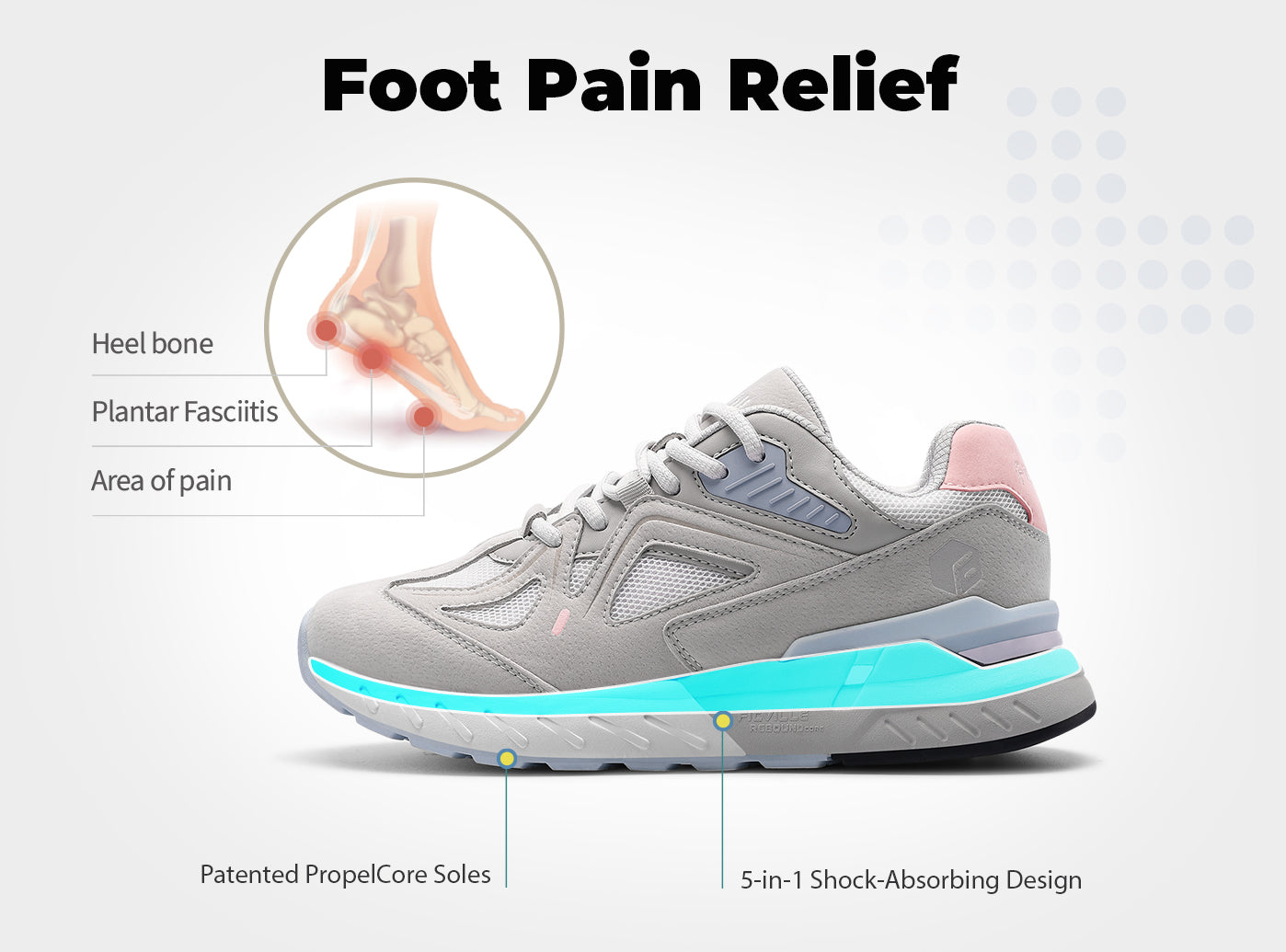 Women's Rebound Core Walking Shoes V1