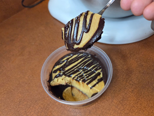 Dough Bucks! (aka Peanut Butter & Chocolate Fudge) Edible Cookie Dough