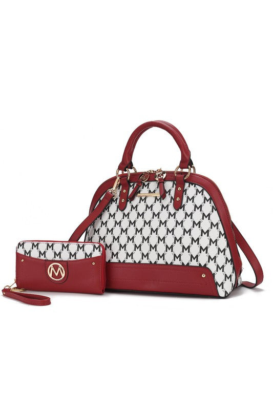 “Frida” Satchel Bag With Wallet