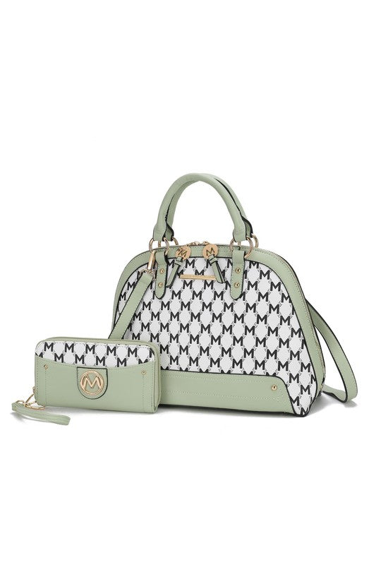 “Frida” Satchel Bag With Wallet