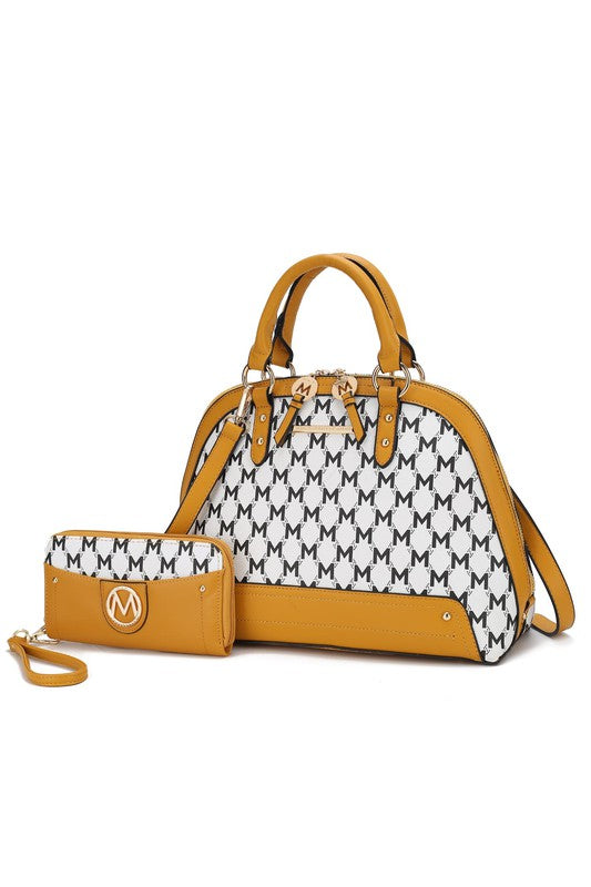 “Frida” Satchel Bag With Wallet