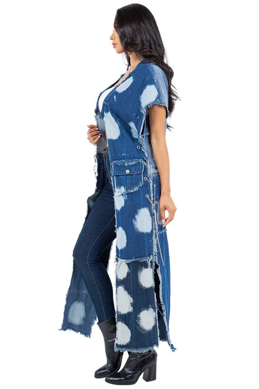 “Strict Program” Denim Vest