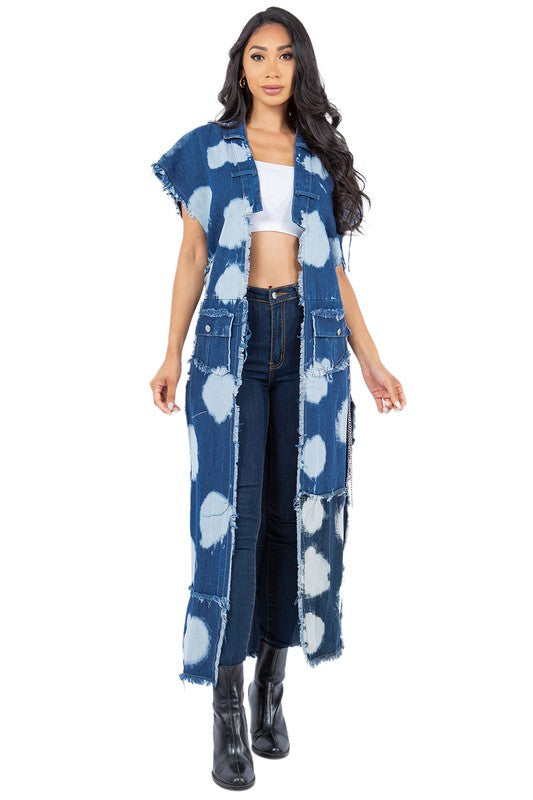 “Strict Program” Denim Vest