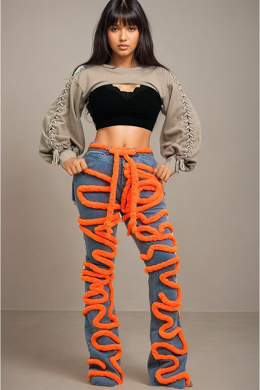 “So Wavy” Dynamism Jeans