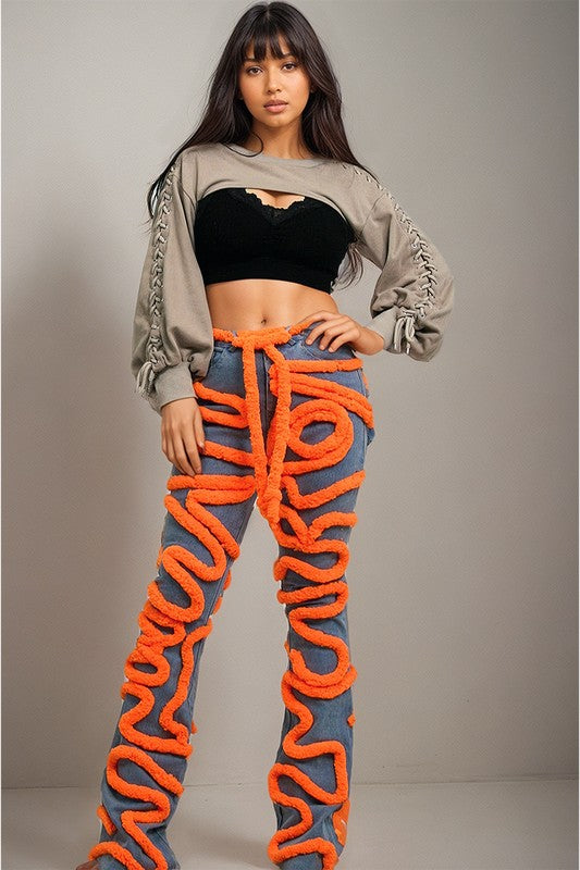 “So Wavy” Dynamism Jeans