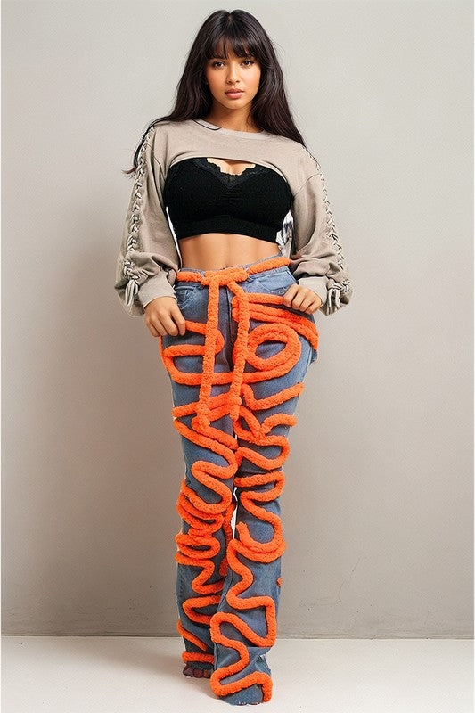 “So Wavy” Dynamism Jeans
