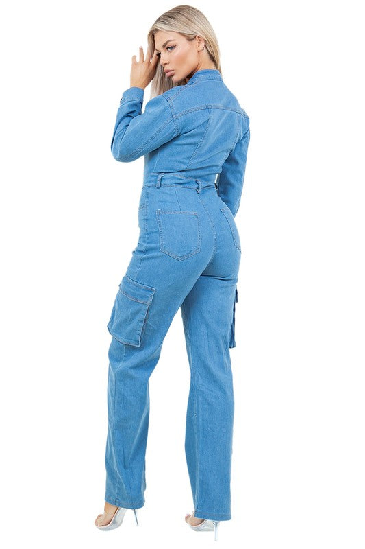 “Your Favorite” Denim Jumpsuit