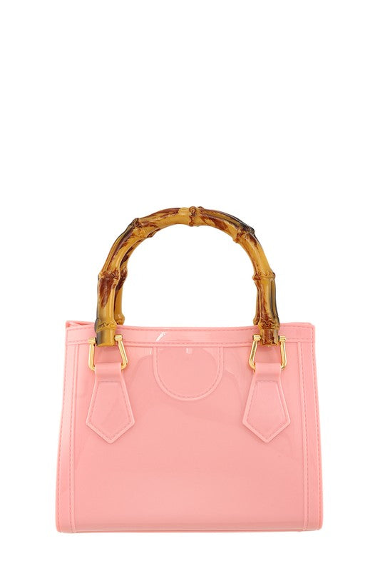 “A Day At The Mall” Bamboo Handle Jelly Bag