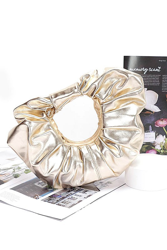 “HTown Hottie” Metallic Plated Clutch