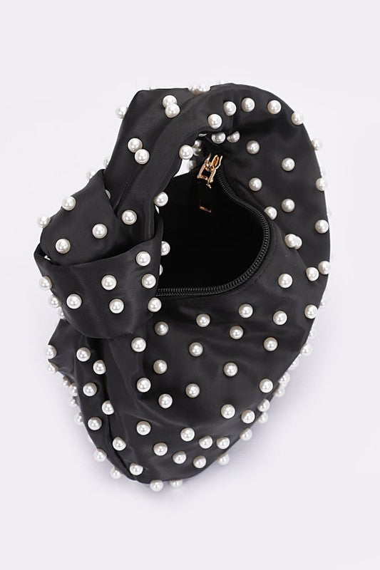 “Pearls on The Rocks” Soft Clutch