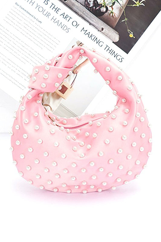 “Pearls on The Rocks” Soft Clutch