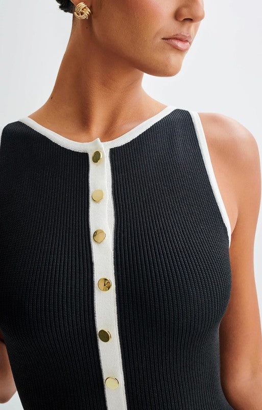“The View” Long Midi Sweater Dress
